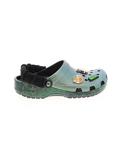 Pre-owned Crocs Mule/clog In Green