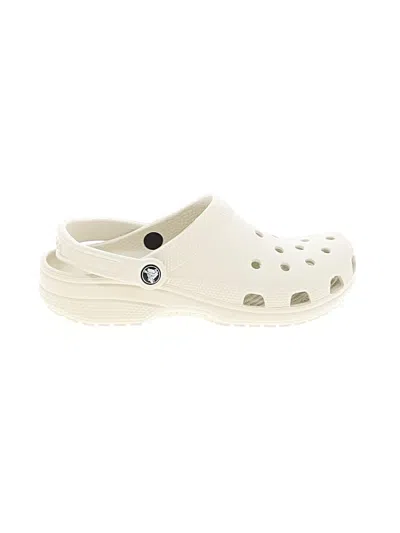 Pre-owned Crocs Mule/clog In Ivory