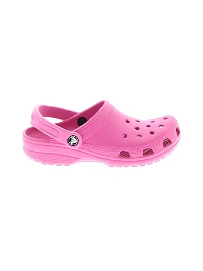 Pre-owned Crocs Mule/clog In Pink