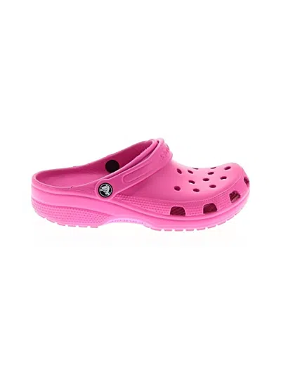 Pre-owned Crocs Mule/clog In Pink