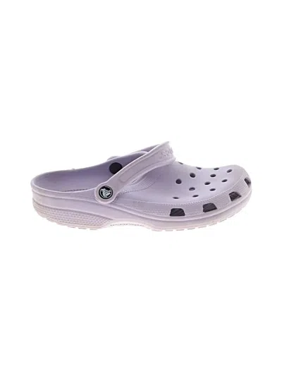 Pre-owned Crocs Mule/clog In Purple