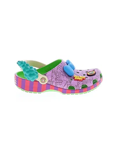 Pre-owned Crocs Mule/clog In Purple
