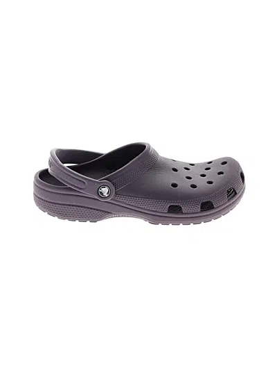 Pre-owned Crocs Mule/clog In Purple