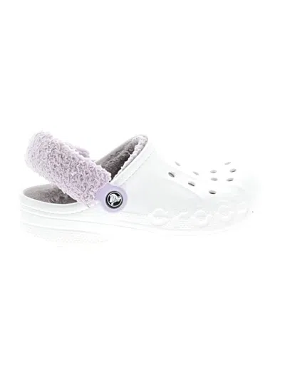 Pre-owned Crocs Mule/clog In White