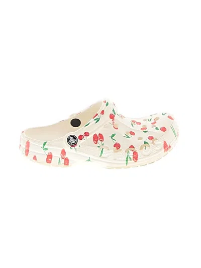 Pre-owned Crocs Mule/clog In White
