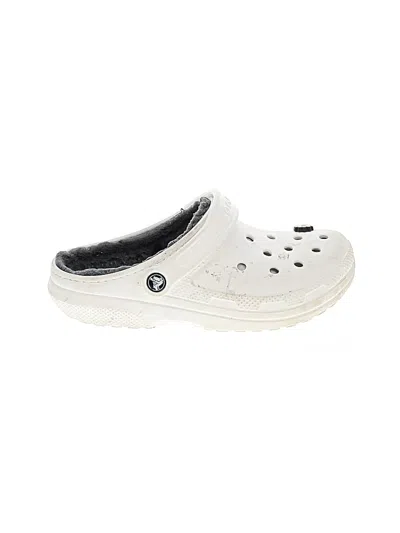 Pre-owned Crocs Mule/clog In White