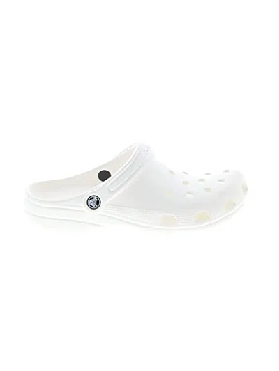Pre-owned Crocs Mule/clog In White