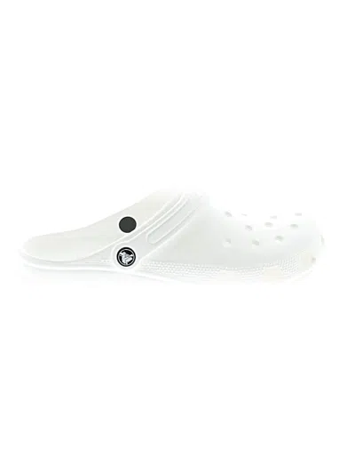 Pre-owned Crocs Mule/clog In White