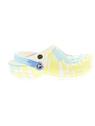 Pre-owned Crocs Mule/clog In Yellow