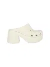 Crocs Mules Platform "siren" In Cream