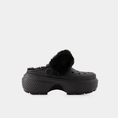 Crocs Stomp Lined Clog In Black