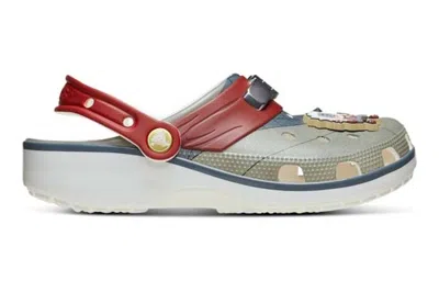 Pre-owned Crocs Naruto Jiraiya Classic Clog Multi Red Grey In Multi/red/grey