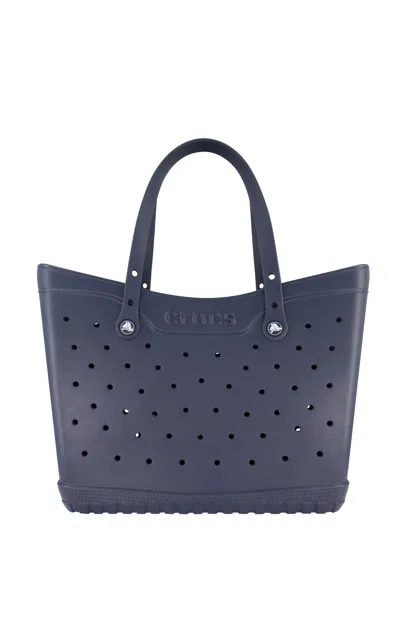 Crocs Navy Large Classic Tote Bag In Blue