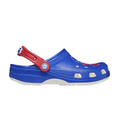 Pre-owned Crocs Nba X Classic Clog 'philadelphia 76ers' In Blue
