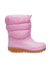 Crocs Neo Puff Boots In Pink