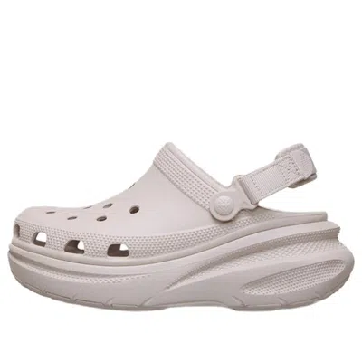 Crocs New Crush Dynamic Puff Classic Clogs 'cocoa' In White