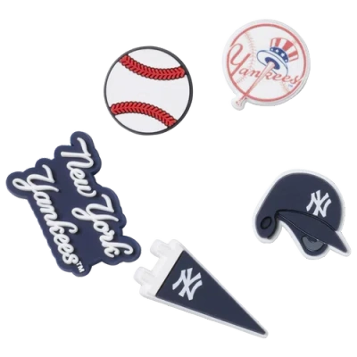 Crocs New York Yankees Jibbitz (5-pack) In Multi