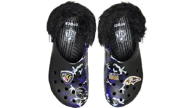 Crocs Nfl Baltimore Ravens Classic Clog In Multi