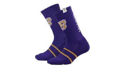 Crocs Nfl Baltimore Ravens  Socks In Multi