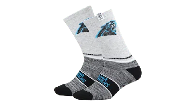 Crocs Nfl Carolina Panthers  Socks In Animal Print
