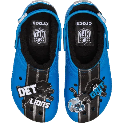 Crocs Nfl Detroit Lions Classic Lined Clog In Multi