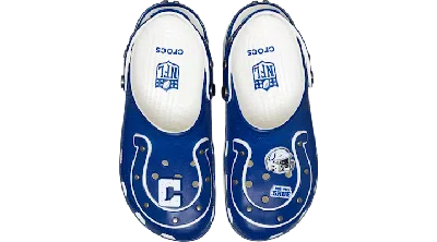 Crocs Nfl Indianapolis Colts Classic Clog In Blue