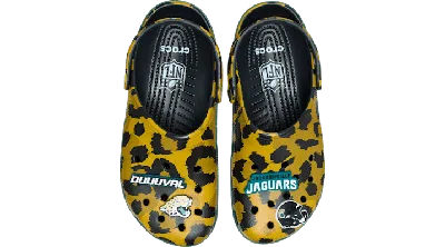 Crocs Nfl Jacksonville Jaguars Classic Clog In Yellow