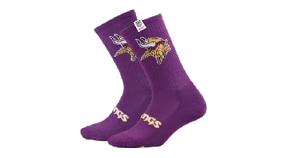Crocs Nfl Minnesota Vikings  Socks In Multi