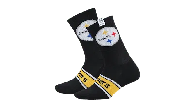 Crocs Nfl Pittsburgh Steelers  Socks In Multi