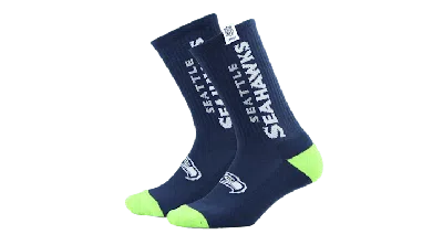 Crocs Nfl Seattle Seahawks  Socks In Blue