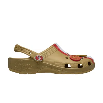 Pre-owned Crocs Nfl X Classic Clog 'san Francisco 49ers' | Gold | Men's Size 5