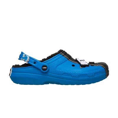 Pre-owned Crocs Nfl X Classic Lined Clog 'detroit Lions' | Blue | Men's Size 9