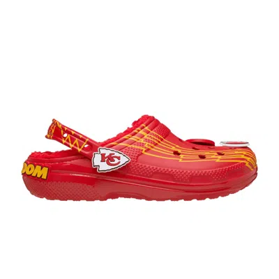 Pre-owned Crocs Nfl X Classic Lined Clog 'kansas City Chiefs' | Red | Men's Size 8