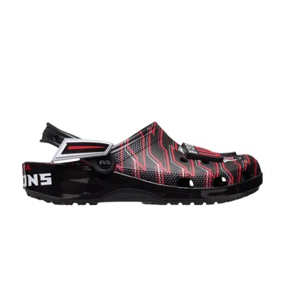Pre-owned Crocs Nfl X  Classic Clog 'atlanta Falcons' | Black | Men's Size 4