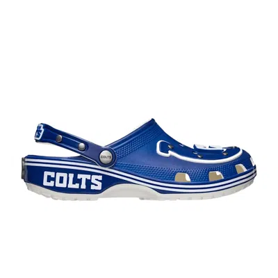 Pre-owned Crocs Nfl X  Classic Clog 'indianapolis Colts' | Blue | Men's Size 9