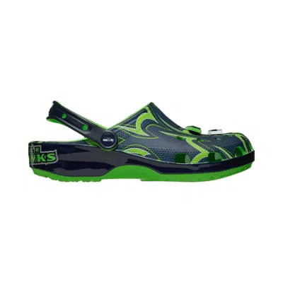 Pre-owned Crocs Nfl X  Classic Clog 'seattle Seahawks' | Blue | Men's Size 9