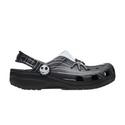 Pre-owned Crocs Nightmare Before Christmas X  Classic Clog Kids 'jack Skellington's Suit' | Black | Kid's Size