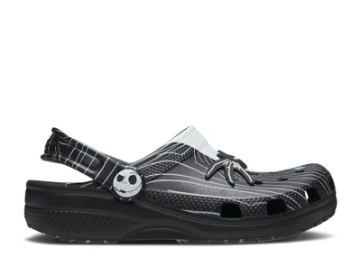 Crocs Babies'  Nightmare Before Christmas X  Classic Clog Td 'jack Skellington's Suit' In Black