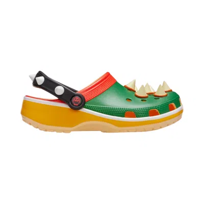 Pre-owned Crocs Nintendo X  Classic Clog 'bowser' | Green | Men's Size 8