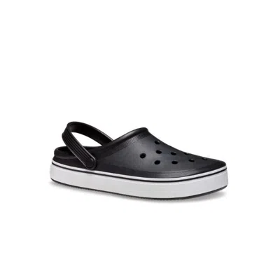Crocs Off Court 208371-001 Clogs Mens 3 Black White Slip On Casual Shoes Khd1442