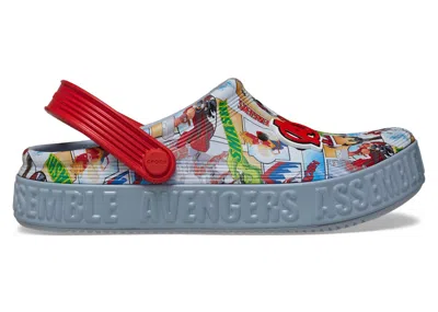 Pre-owned Crocs Off Court Clog Marvel Avengers (kids) Sneakers In Blue Grey