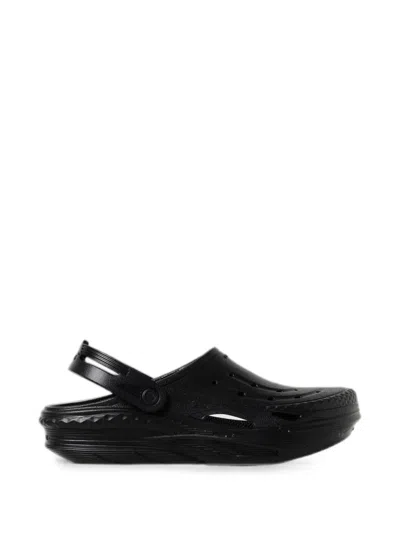 Crocs Off Grid Perforated Slingback Sneakers In Black
