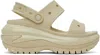 Crocs Off-white Mega Crush Sandals In Bone