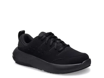Crocs On The Clock Work Sneaker In Black