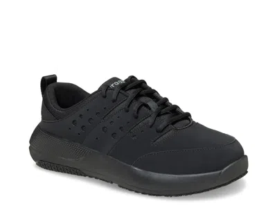 Crocs On The Clock Work Sneaker In Black