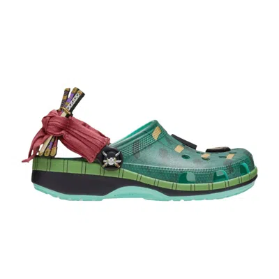 Pre-owned Crocs One Piece X  Clog 'roronoa Zoro' | Green | Men's Size 8