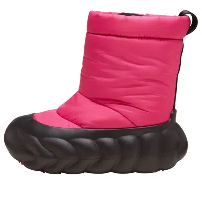 Crocs Overpuff Boot 'dragon Fruit' In Animal Print