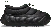 Crocs Overpuff Shorty In Black/black