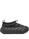Crocs Overpuff Shorty Slip-on Sneakers In Black