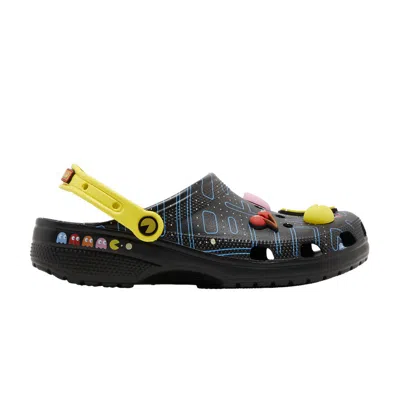 Pre-owned Crocs Pac-man X Classic Clog 'maze' In Black